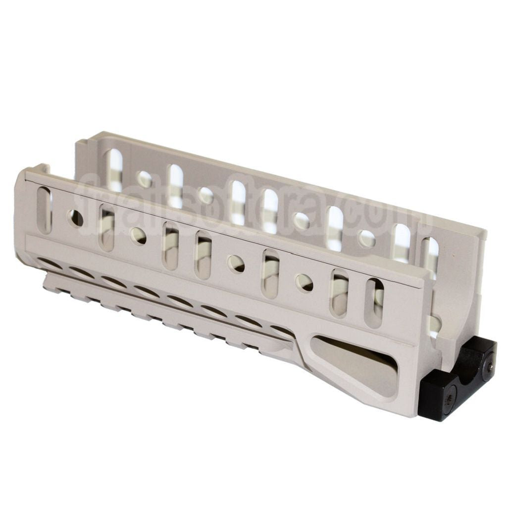 5KU 124mm B-11U Classic Bas Rail de Garde-Main Convient pour LCT GHK CYMA D-Boys E&amp;L Tokyo Marui AKS-74U Série AEG GBB Fusil Airsoft