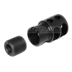 5KU DTK-2 Style Frein de Bouche Cache-Flamme Convient pour -14mm CCW sens antihoraire Canon Fusil Airsoft Noir
