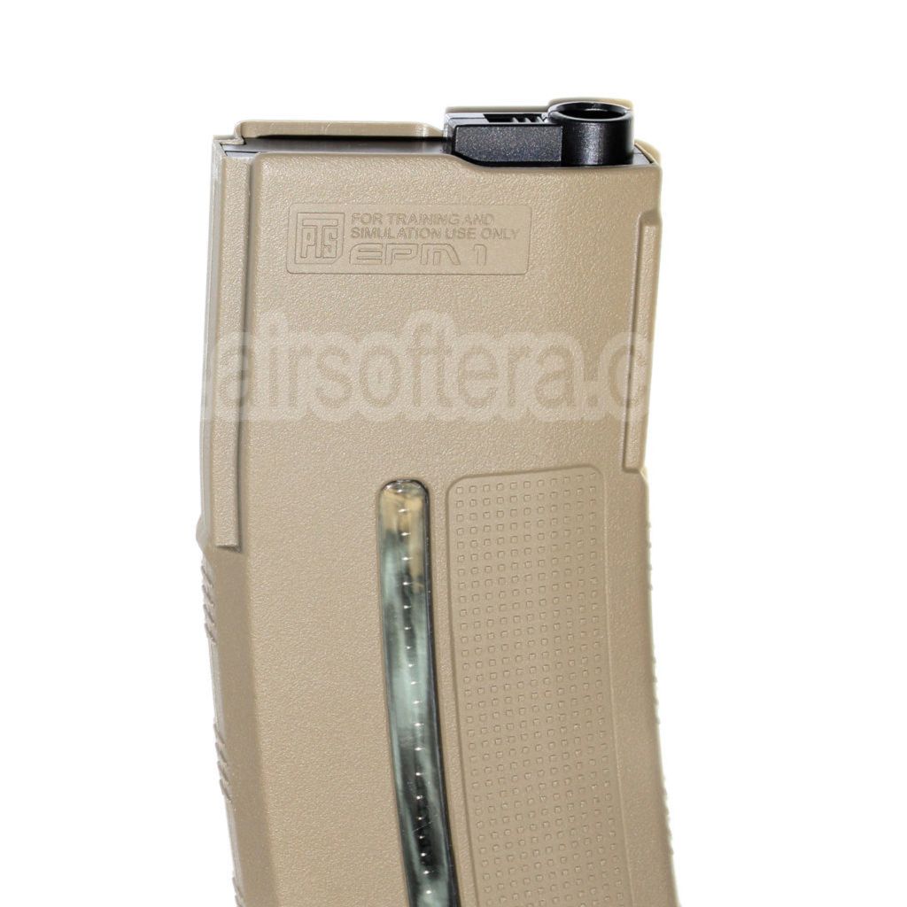 PTS 250 Billes EPM1 Mid-Cap Enhanced Polymère Chargeur Convient pour M4 M16 Série AEG Fusil Airsoft