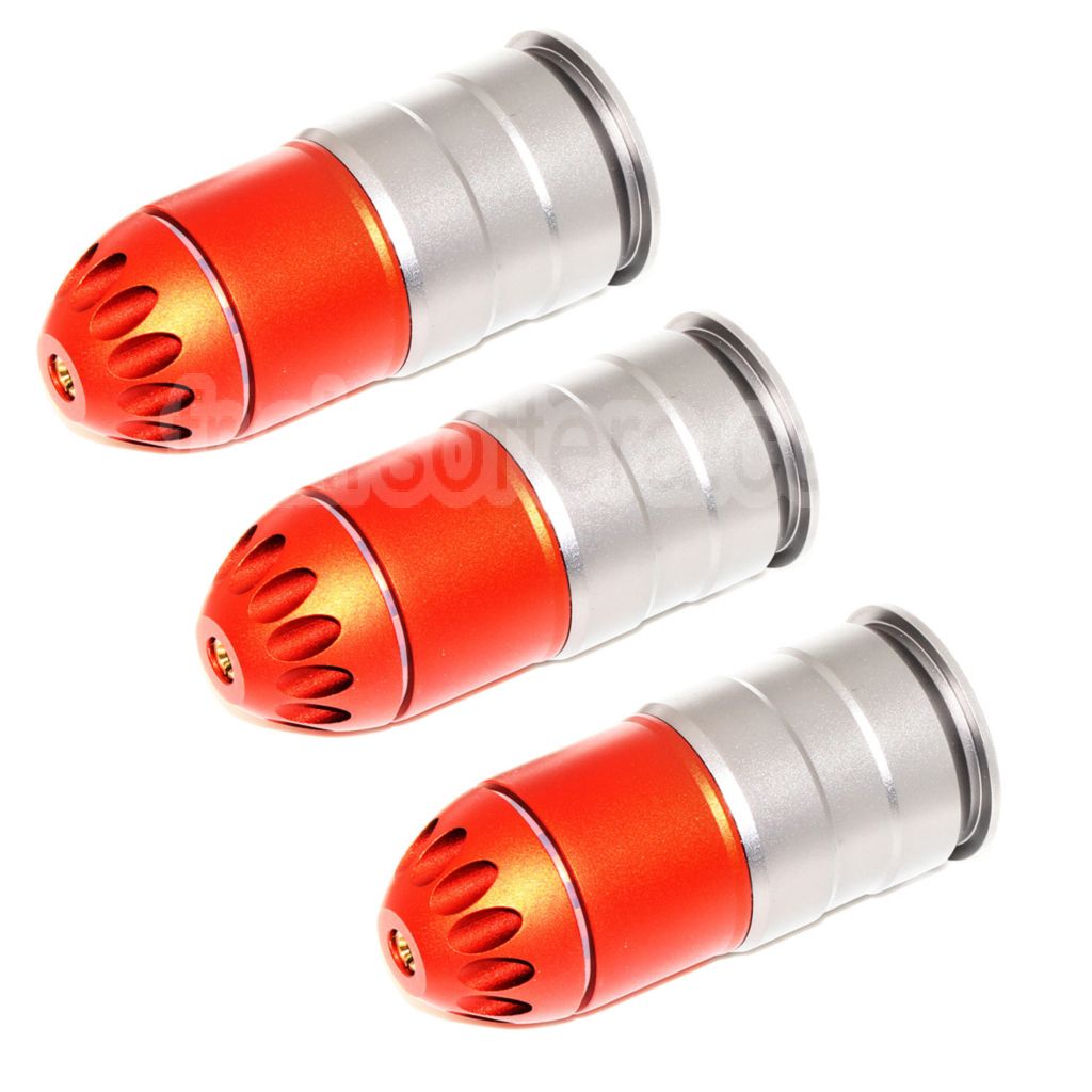 King Arms 3pièces 84 Billes 40mm Co2 Grenade Gaz Cartouche Version IV