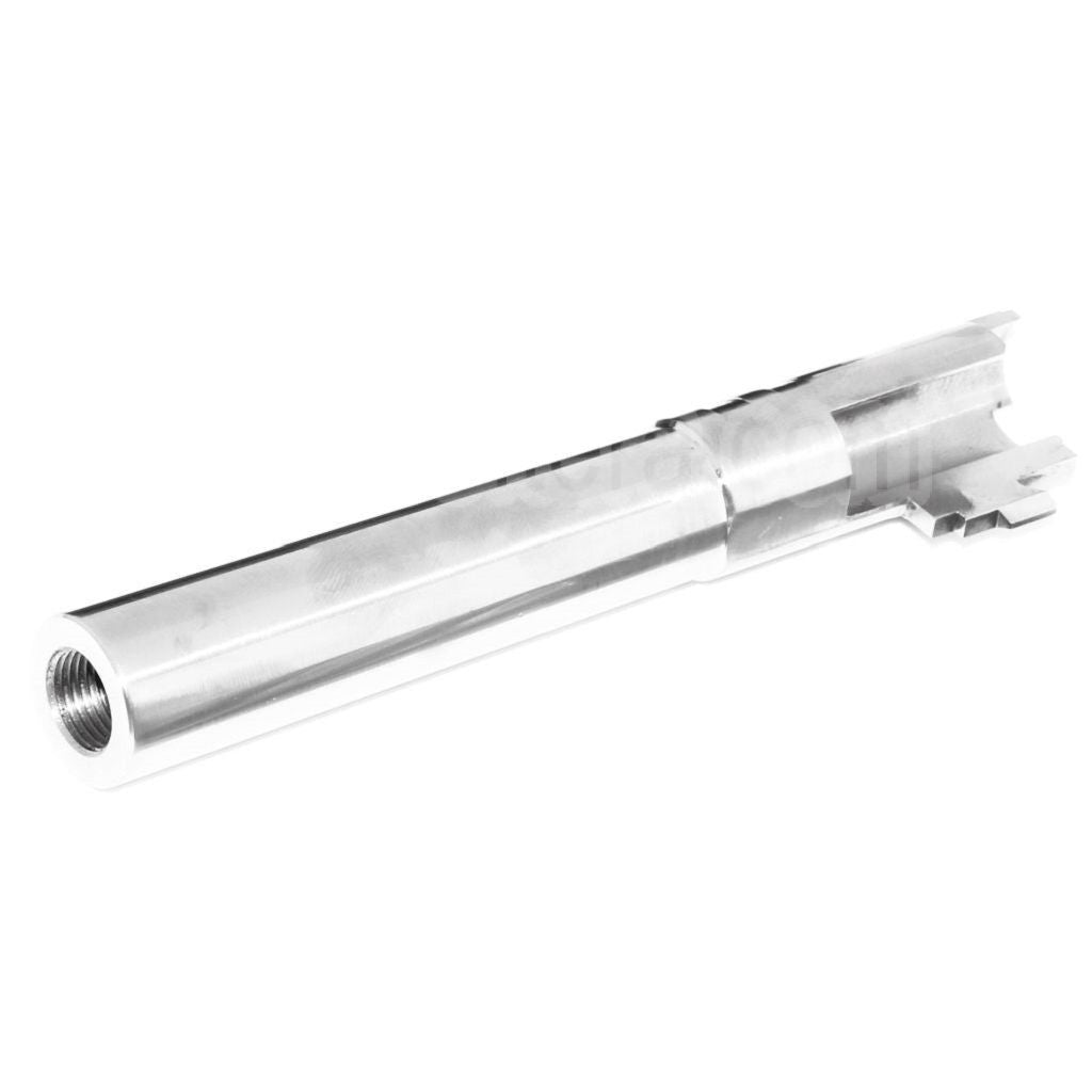 5KU 5 pouces Acier Inoxydable Canon Extérieur + 11mm CW sens horaire Convient pour Tokyo Marui Hi-Capa 5.1 GBB Pistolet Airsoft