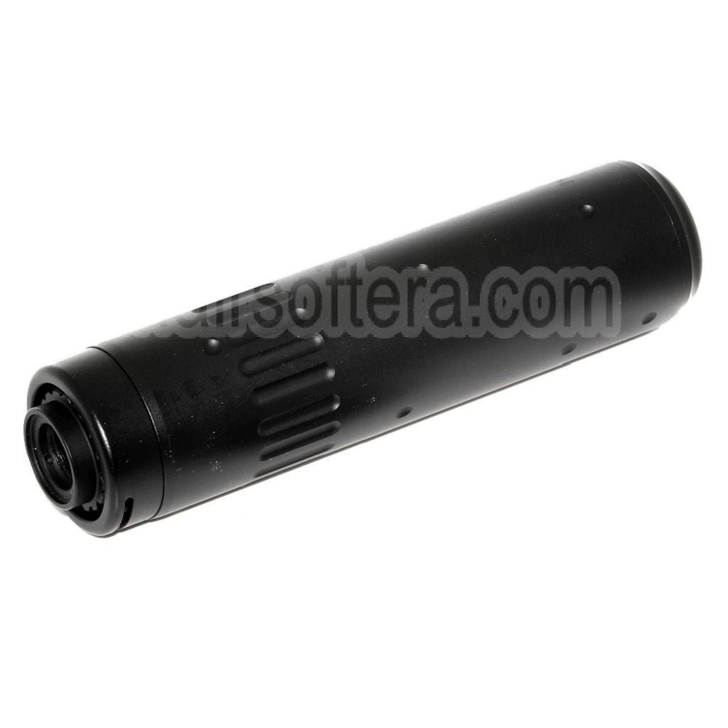 CYMA 150mm AAC SCAR-SD 5.56 QD Silencieux avec Frein de Bouche Convient pour -14mm CCW sens antihoraire Canon Fusil Airsoft Noir