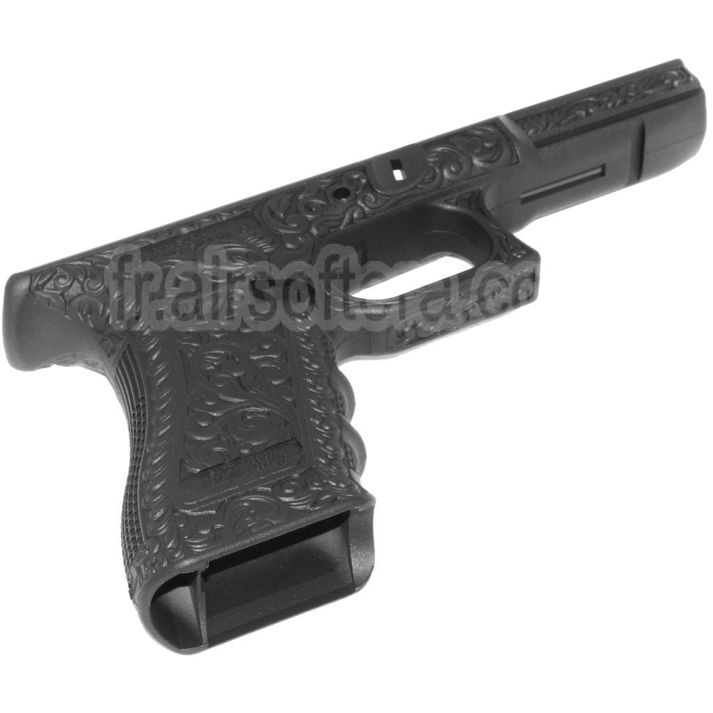 Archives Custom WE (WE-TECH) Sculpté Pistolet Poignée Le Châssis Ensemble Convient pour Tokyo Marui AW WE G17 G18C G34 G35 Série GBB Pistolet Airsoft