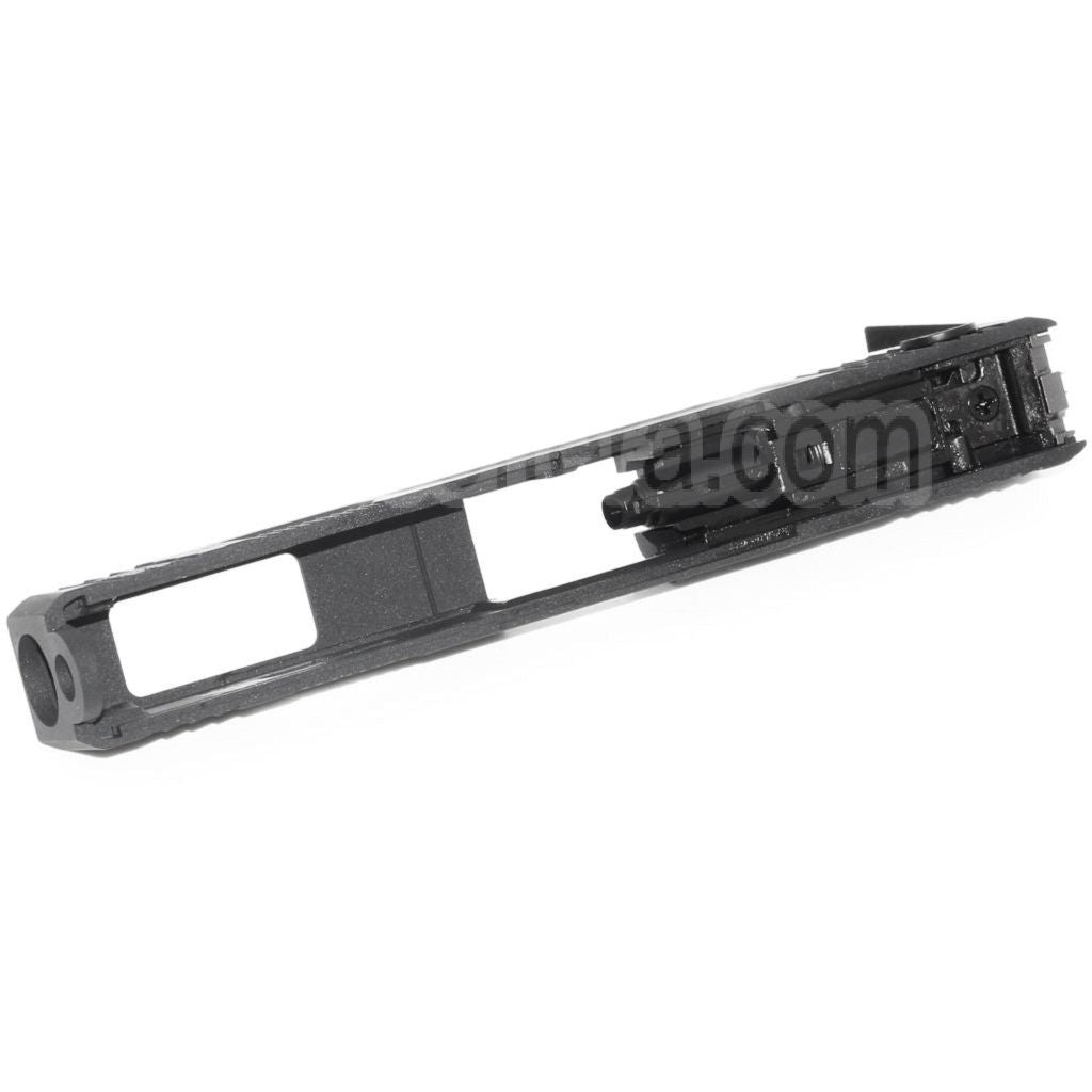 Archives Custom WE (WE-TECH) Canon Extérieur Glissière Set avec Marteau et Fibre Optique Guidon Hausse Convient pour AW WE Tokyo Marui G18C GBB Pistolet Airsoft