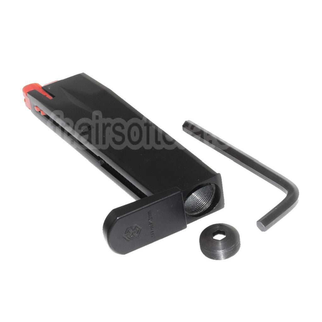 Armorer Works AW 20 Billes Co2 Chargeur Convient pour AW MB Série M9 .177 Cal/4.5mm Airgun Noir