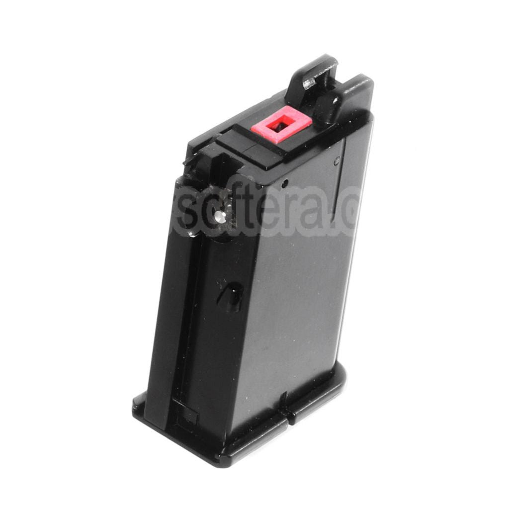 Armorer Works AW Chargeur à Gaz (Long/Court Type) Convient pour AW Broomhandle BH WE M712 GBB Pistolet Airsoft Noir