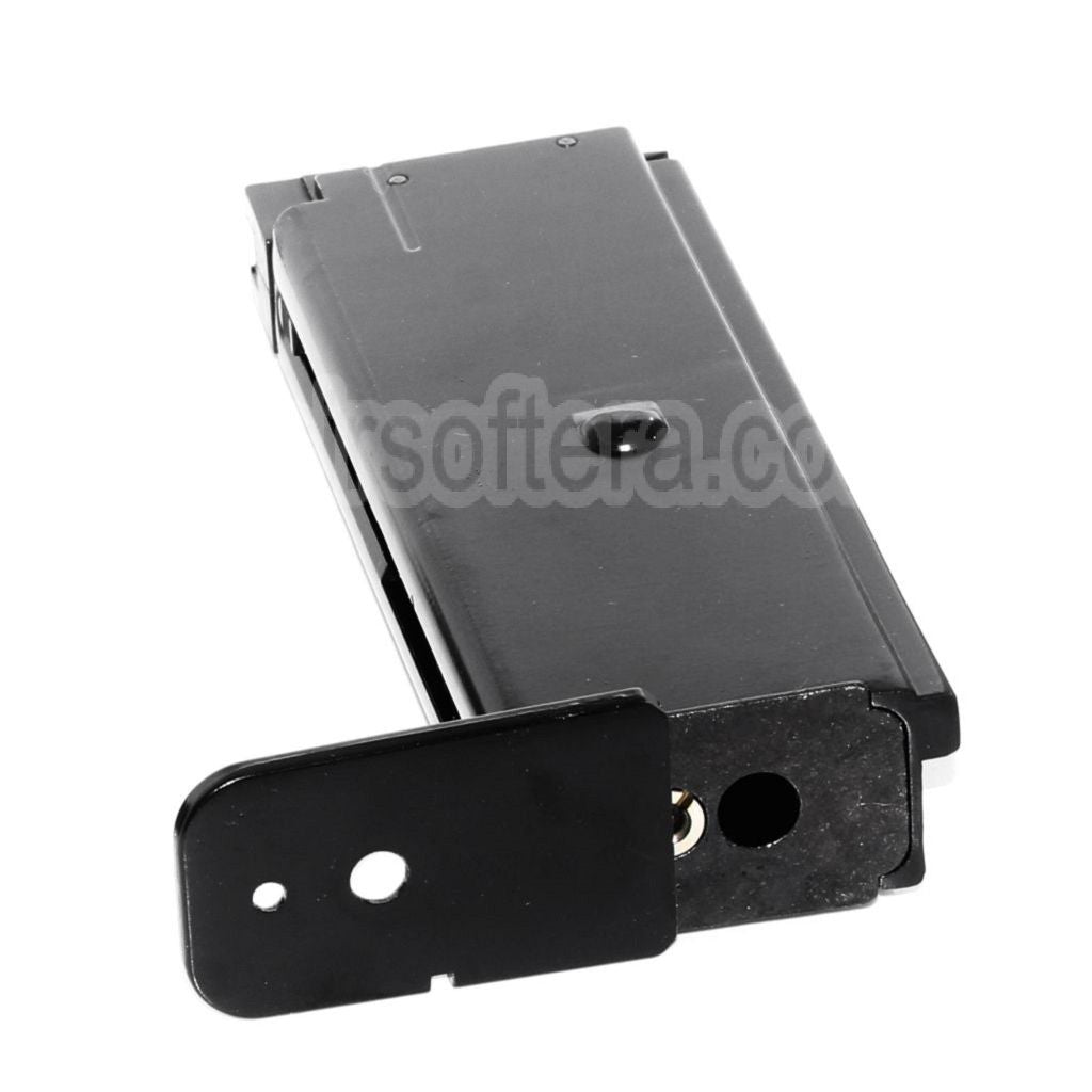Armorer Works AW Chargeur à Gaz (Long/Court Type) Convient pour AW Broomhandle BH WE M712 GBB Pistolet Airsoft Noir