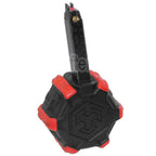 Armorer Works AW Custom 350 Billes Gaz Chargeur adaptatif Tambour Convient pour G17 G18C G-Série GBB Pistolet Airsoft