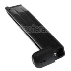 Armorer Works AW 50 Billes Extended Long Gaz Chargeur Convient pour Hi-Capa Série GBB Pistolet Airsoft Noir