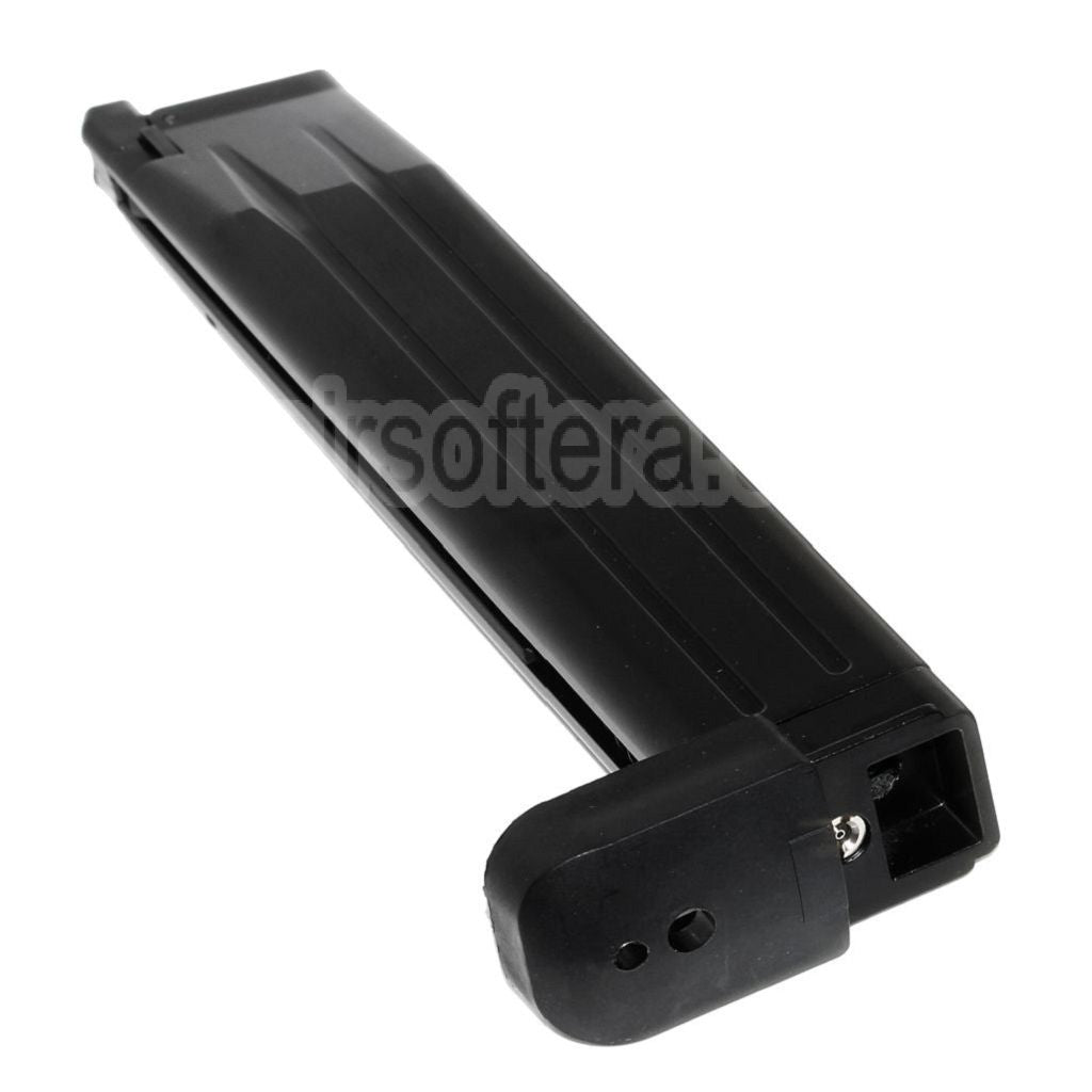 Armorer Works AW 50 Billes Extended Long Gaz Chargeur Convient pour Hi-Capa Série GBB Pistolet Airsoft Noir