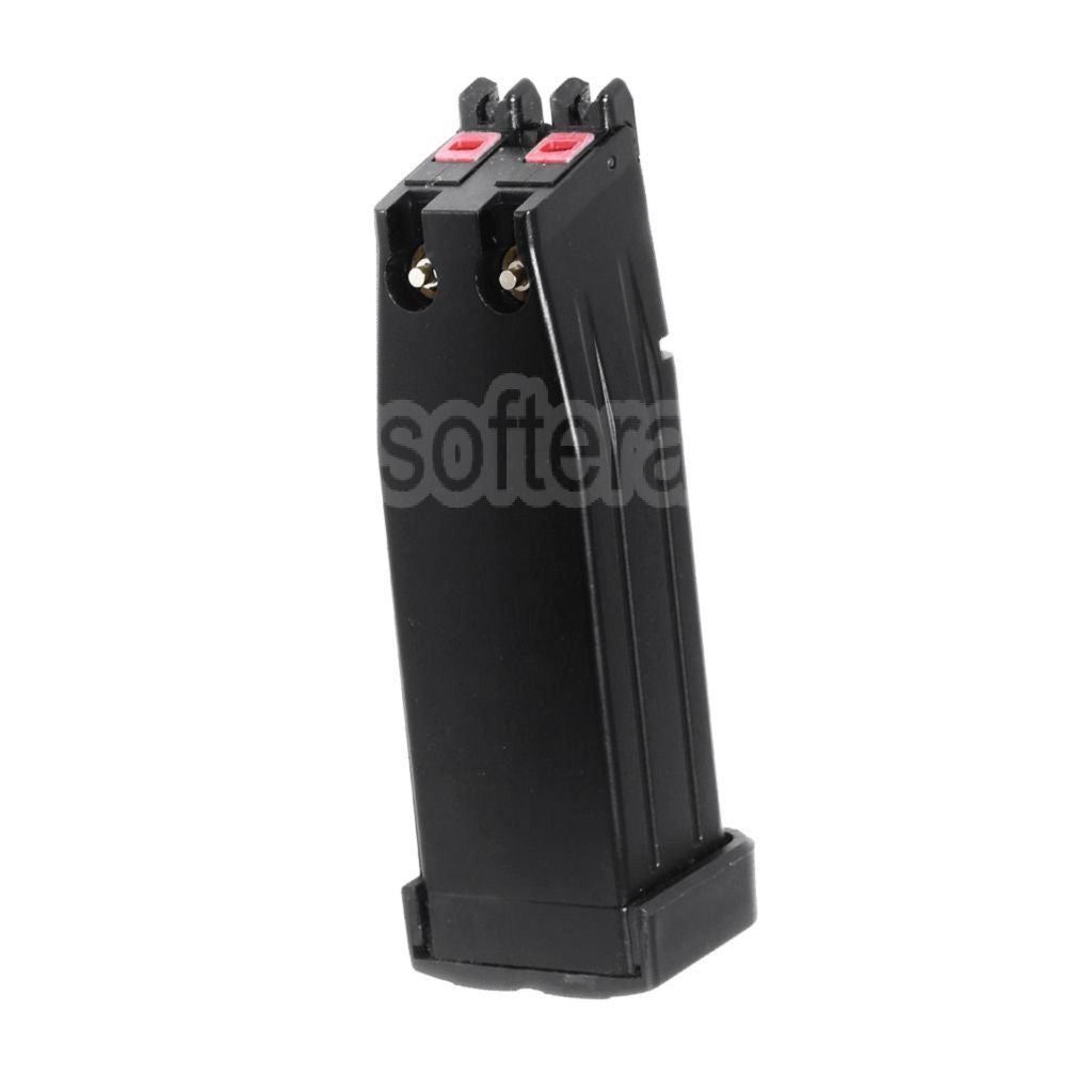 Armorer Works AW 60 Billes Double Canon Gaz Chargeur Convient pour AW HX Série Double Canon Hi-Capa GBB Pistolet Airsoft Noir
