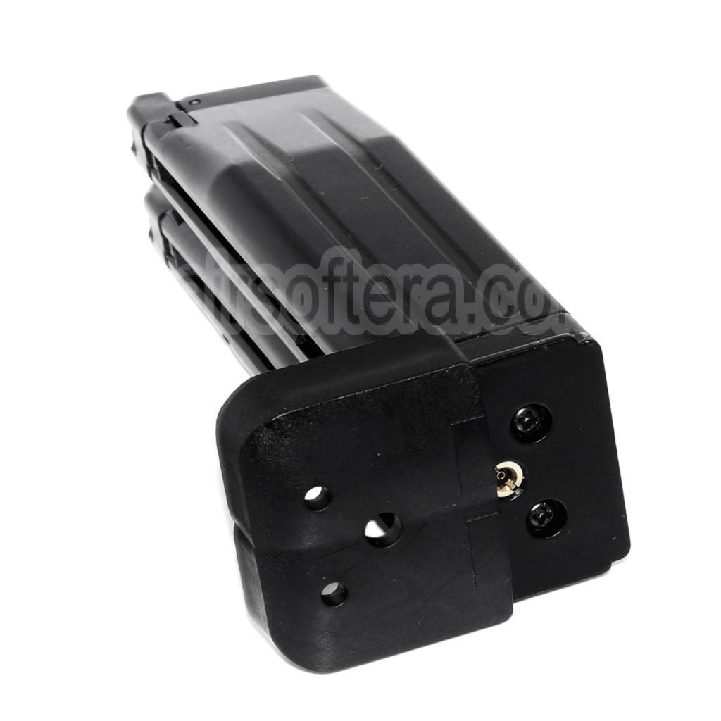 Armorer Works AW 60 Billes Double Canon Gaz Chargeur Convient pour AW HX Série Double Canon Hi-Capa GBB Pistolet Airsoft Noir