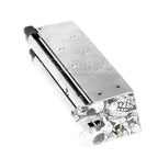 Armorer Works AW 32 Billes Double Canon Gaz Chargeur Convient pour AW MX Série / WE Double Canon 1911 Série GBB Pistolet Airsoft Argent (Skull Cam Plaque Base)