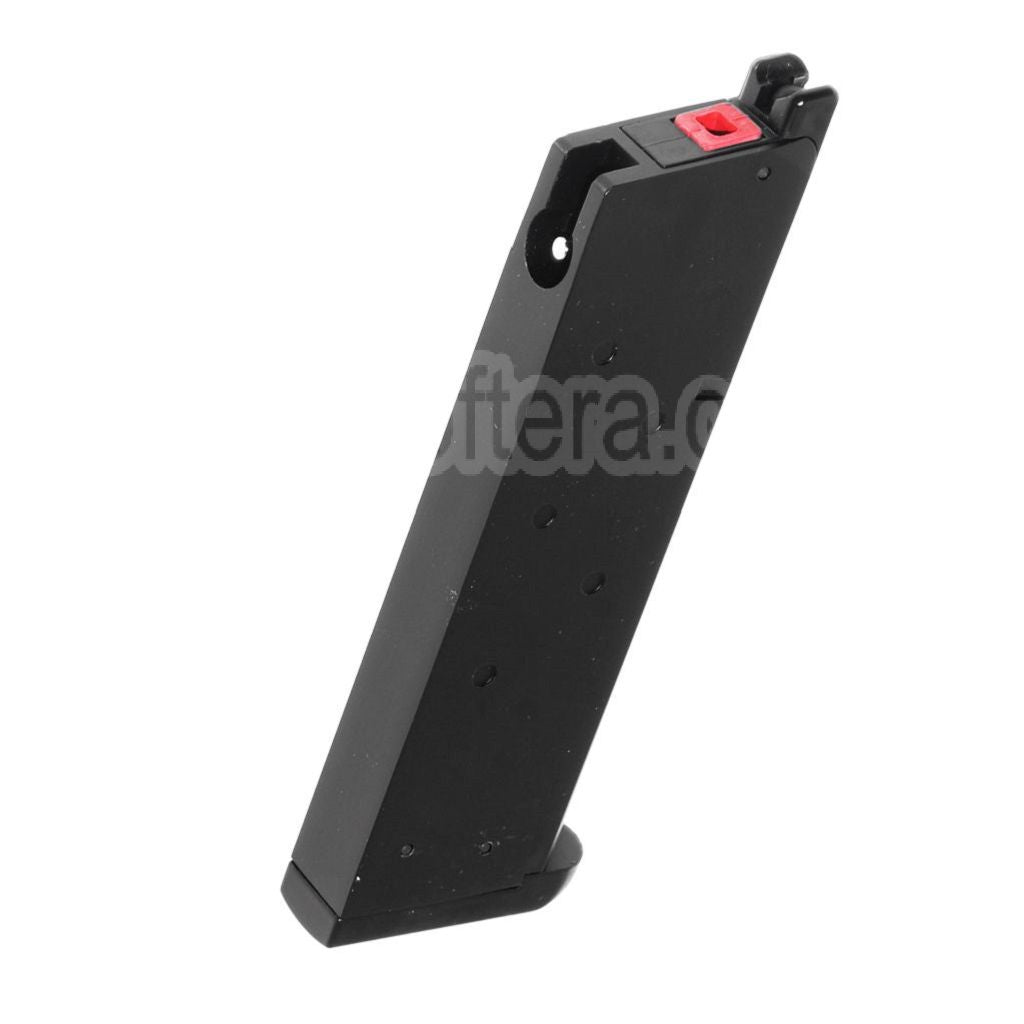Armorer Works AW 16 Billes Tactical Gaz Chargeur Convient pour EMG SAI Red / AW NE Série / WE Single Stack 1911 Série GBB Pistolet Airsoft Noir