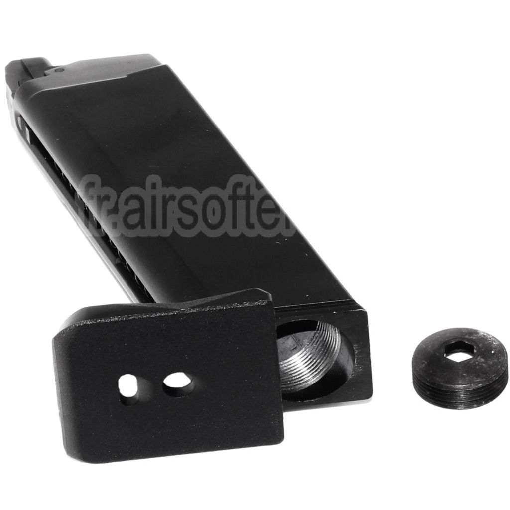 Armorer Works AW 25 Billes Co2 Chargeur Convient pour G17 G18C G34 G35 G-Série GBB Pistolet Airsoft Noir