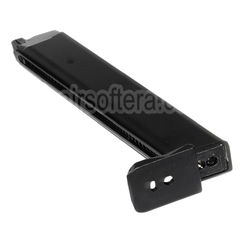 Armorer Works AW 50 Billes Gaz Chargeur Long Type Convient pour G17 G18C G34 G35 G-Série GBB Pistolet Airsoft Noir
