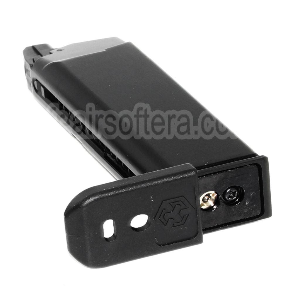 Armorer Works AW 23 Billes MOS Gaz Chargeur Convient pour Optic Ready Slide Version EMG SAI BLU COMPACT WE AW VX9 G19 Série GBB Pistolet Airsoft Noir
