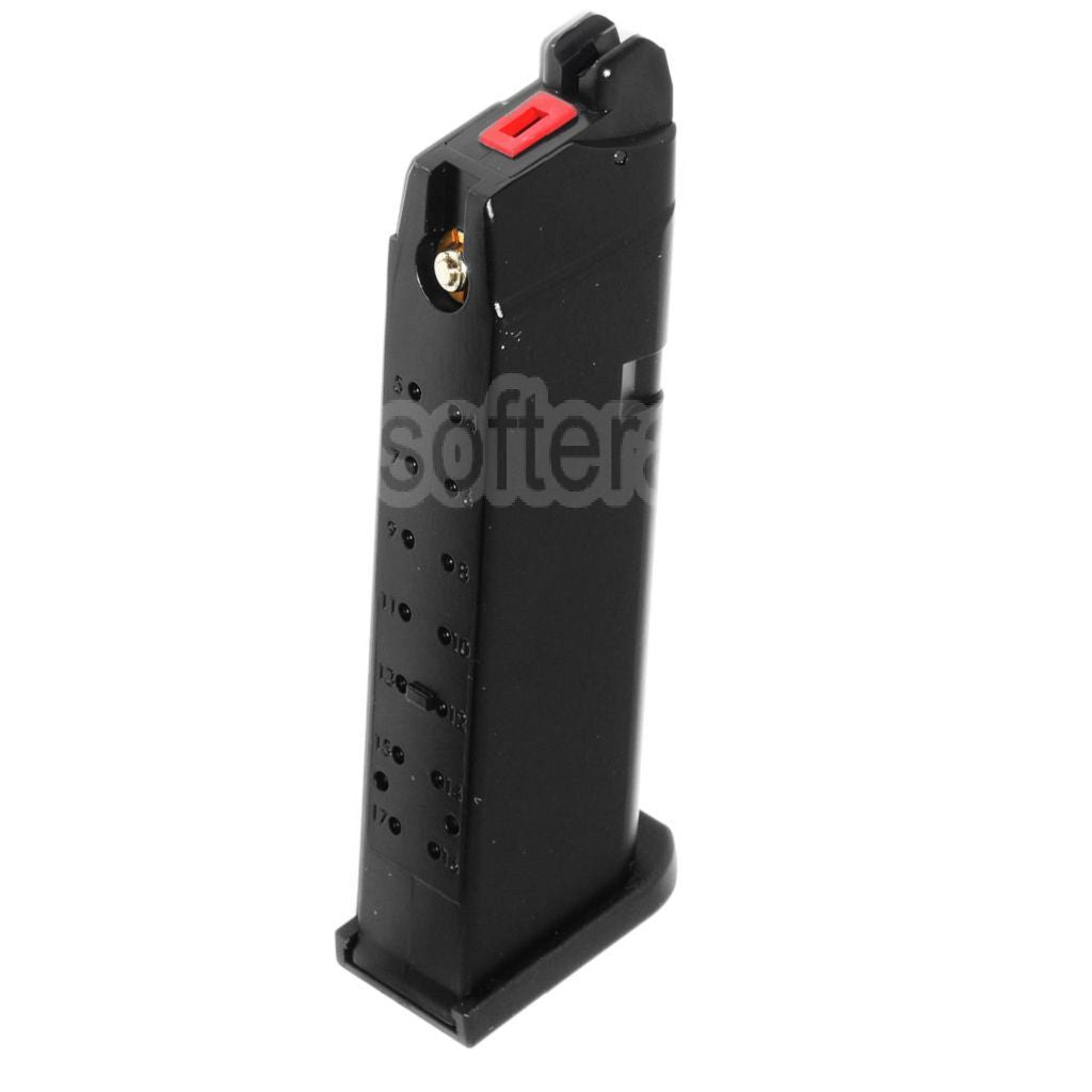 Armorer Works AW 27 Billes MOS Gaz Chargeur Convient pour Standard Slide Version EMG SAI BLU WE AW VX7 VX9 G17 G19 Série GBB Pistolet Airsoft Noir