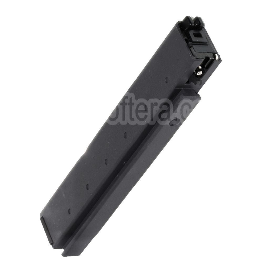 WE (WE-TECH) 50 Billes Gaz Chargeur Long Type Convient pour CYBERGUN Thompson M1A1 Série GBB SMG Fusil Airsoft Noir
