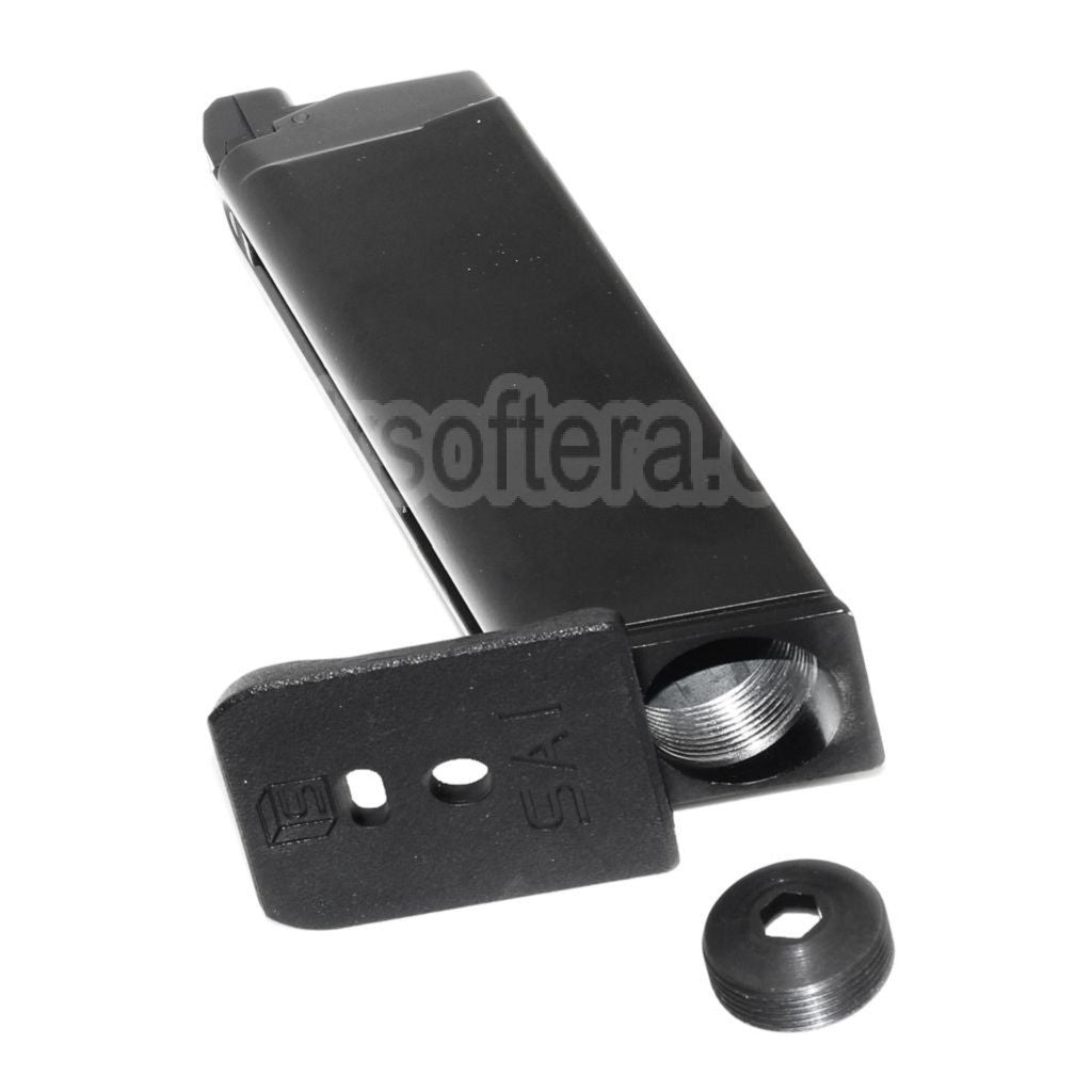 EMG SAI BLU 25 Billes Co2 Chargeur Convient pour G17 G18C G34 G35 G-Série GBB Pistolet Airsoft Noir