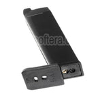 EMG SAI BLU 25 Billes Gaz Chargeur Convient pour G17 G18C G34 G35 G-Série GBB Pistolet Airsoft Noir