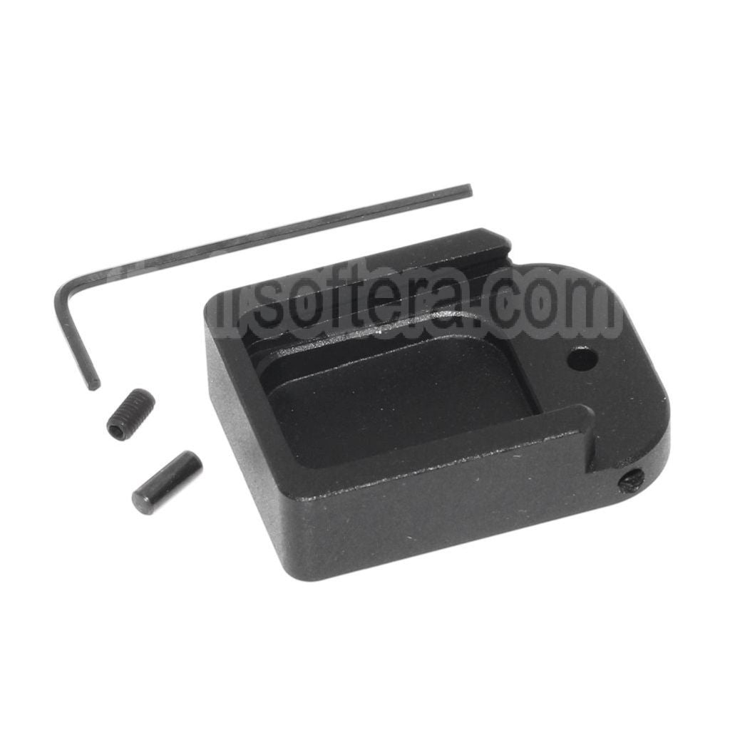 EMG TTI COMBAT MASTER Chargeur Base Plaque Couvre Convient pour EMG SAI STI TTI / AW / WE / Tokyo Marui Hi-Capa GBB Co2 Pistolet Chargeur Noir
