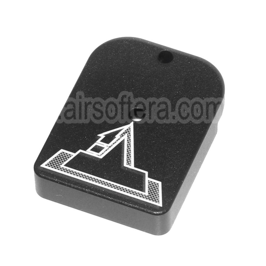 EMG TTI COMBAT MASTER Chargeur Base Plaque Couvre Convient pour EMG SAI STI TTI / ARMY / AW / WE / Tokyo Marui Hi-Capa GBB Gaz Pistolet Chargeur Noir