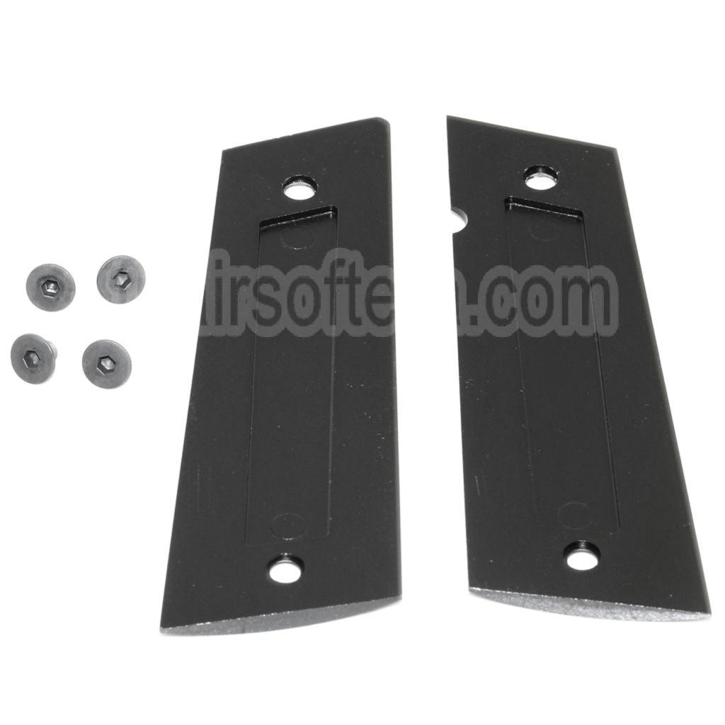 EMG Licensed SAI??RED Poignée Couvre avec Logo Convient pour EMG SAI RED DS Double Stack 1911 Série GBB Pistolet Airsoft Noir