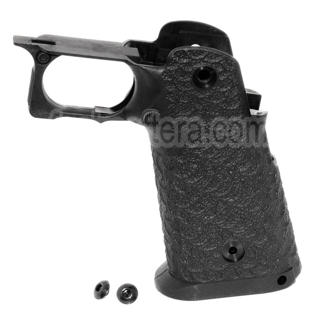 EMG Licensed STI DVC 2011 Pistolet Poignée Convient pour EMG AW WE Tokyo Marui Hi-Capa Série GBB Pistolet Airsoft Noir