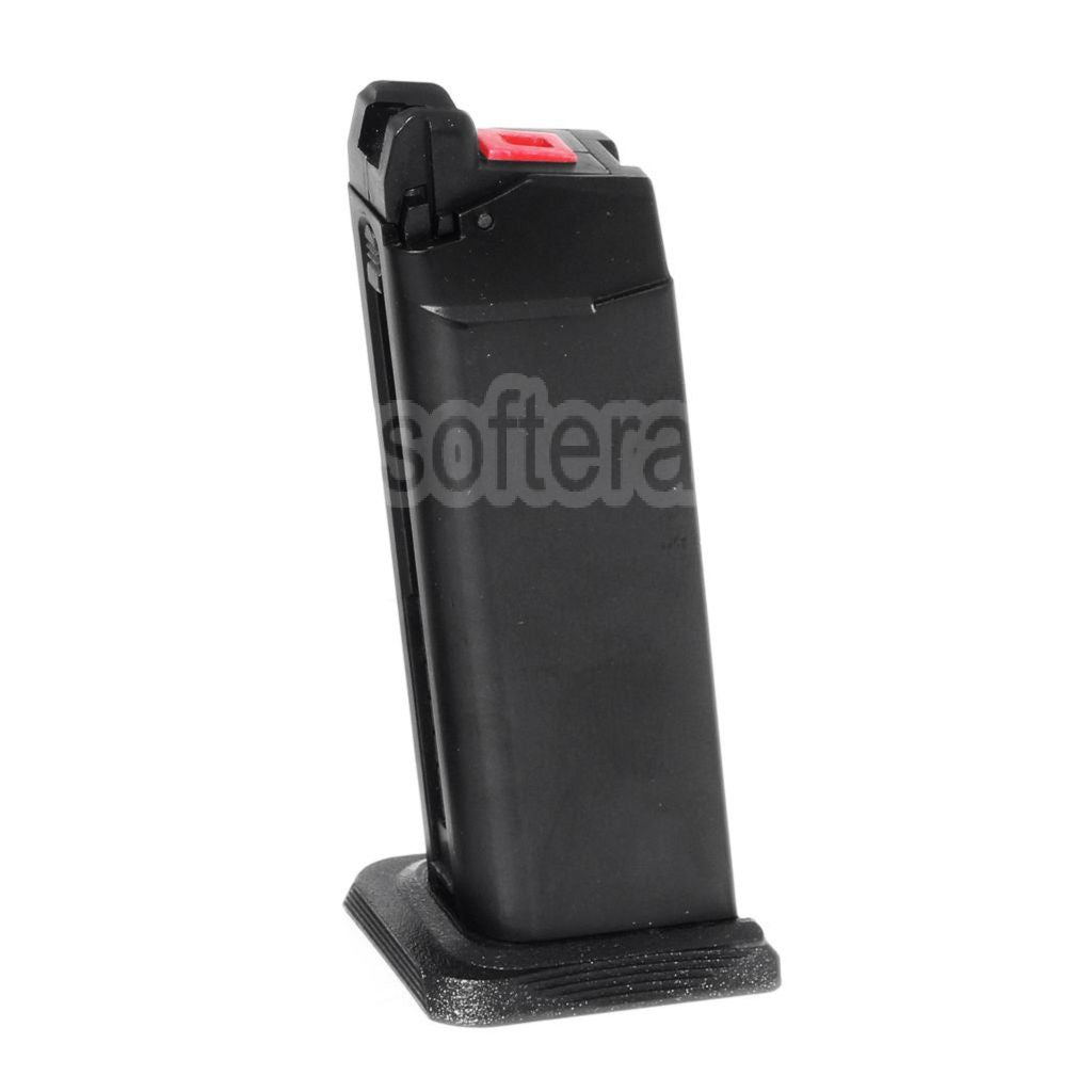 EMG Licensed SAI??BLU COMPACT 23 Billes Gaz Chargeur Convient pour G19 G23 G26 Série GBB Pistolet Airsoft Noir