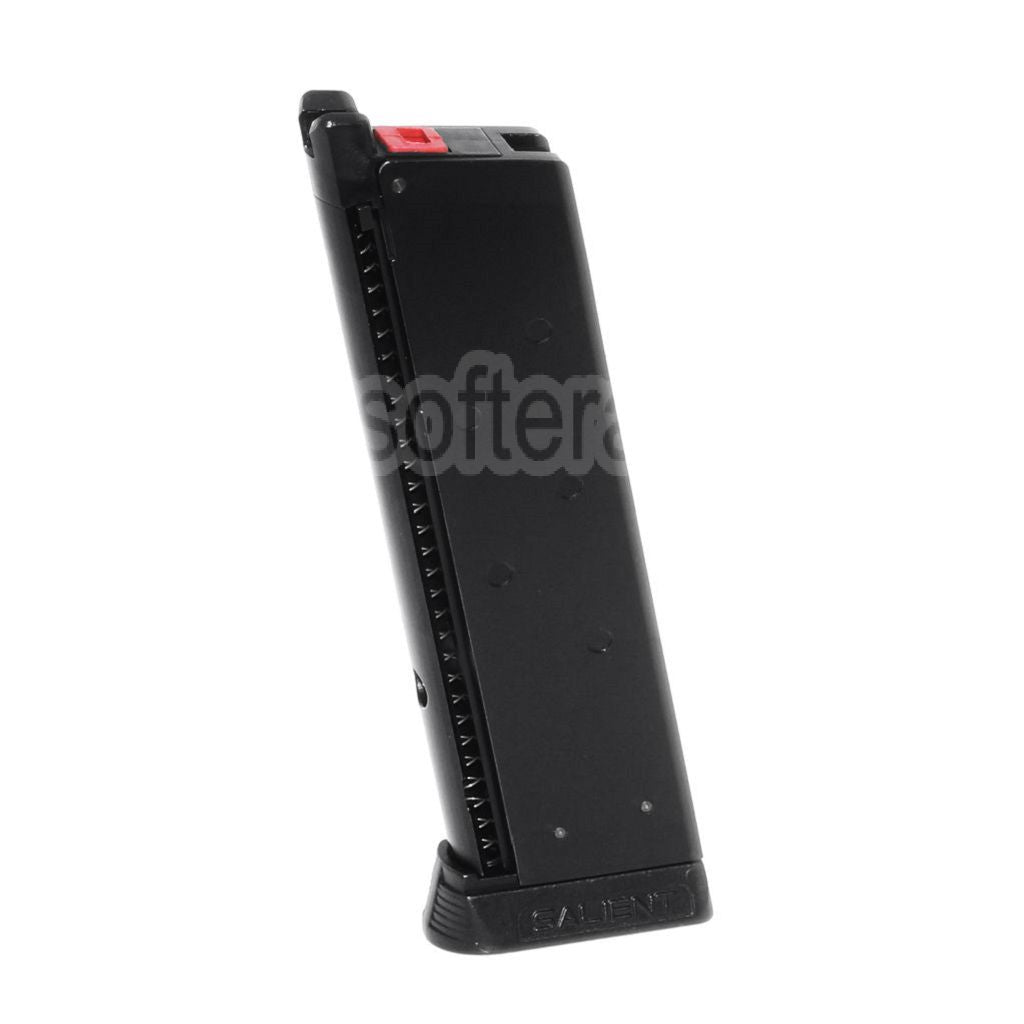 EMG Licensed SAI??RED 16 Billes Tactical Gaz Chargeur Convient pour EMG SAI Red / AW NE Série / WE Single Stack 1911 Série GBB Pistolet Airsoft Noir