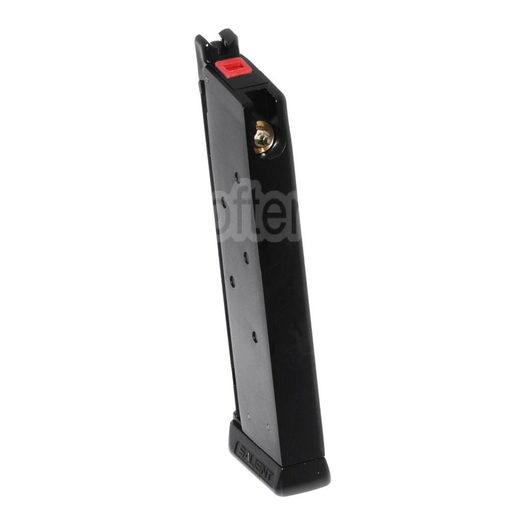 EMG Licensed SAI??RED 16 Billes Tactical Gaz Chargeur Convient pour EMG SAI Red / AW NE Série / WE Single Stack 1911 Série GBB Pistolet Airsoft Noir