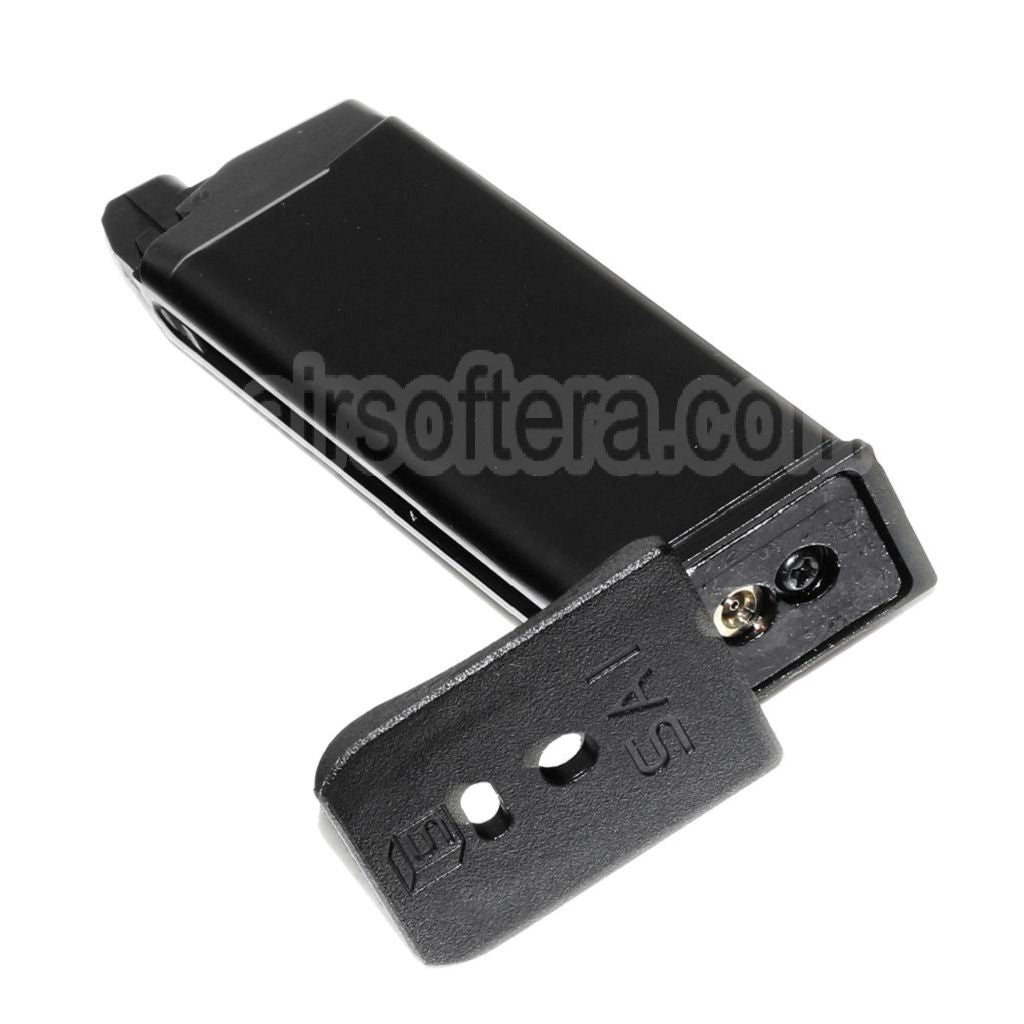 EMG SAI BLU 23 Billes MOS Gaz Chargeur Convient pour Optic Ready Slide Version EMG SAI BLU COMPACT / WE / AW VX9 G19 Série GBB Pistolet Airsoft Noir