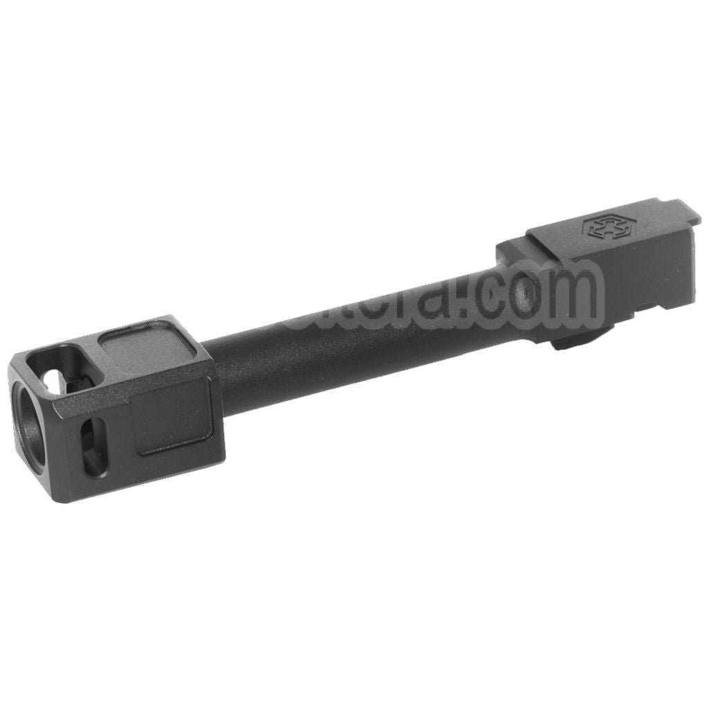 Armorer Works AW VX Canon Extérieur Kit avec Compensateur MOD-2 Convient pour AW VX9 Série / EMG SAI BLU COMPACT / Tokyo Marui / WE G19 GBB Pistolet Airsoft