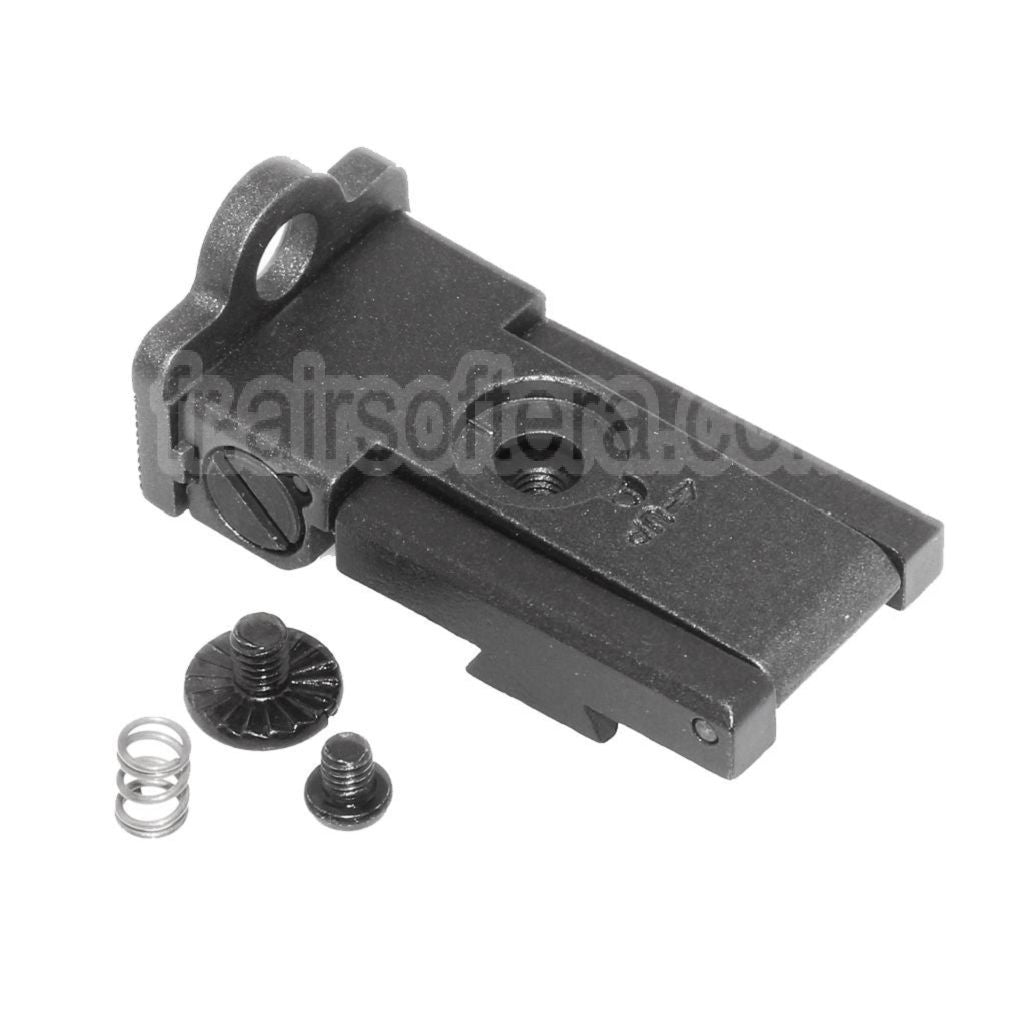 Armorer Works AW HX22 Aperture/Ghost Ring Hausse Ensemble Convient pour AW WE Tokyo Marui Hi-Capa Série GBB Pistolet Airsoft Noir