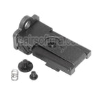 Armorer Works AW HX22 Aperture/Ghost Ring Hausse Ensemble Convient pour AW WE Tokyo Marui Hi-Capa Série GBB Pistolet Airsoft Noir