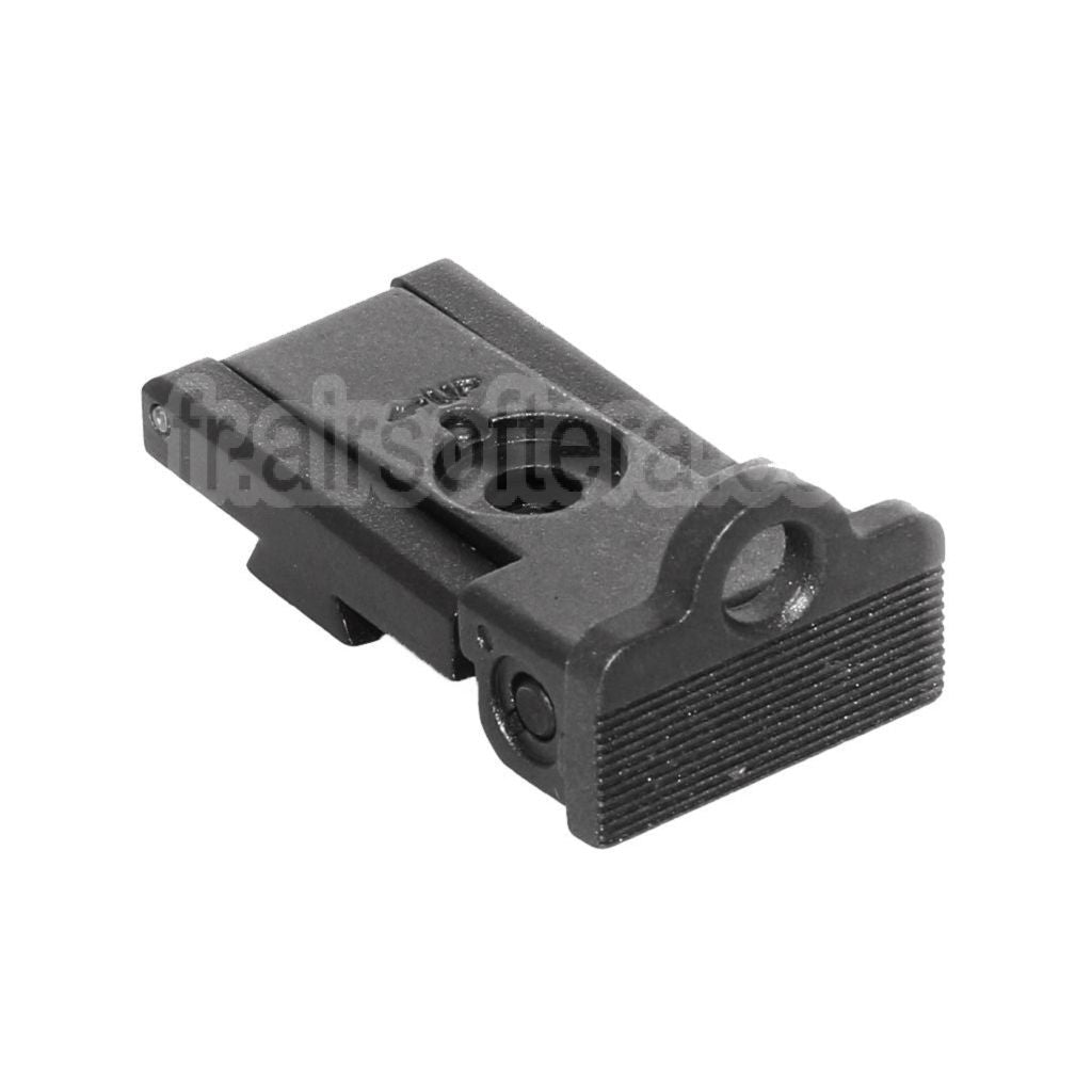 Armorer Works AW HX22 Aperture/Ghost Ring Hausse Ensemble Convient pour AW WE Tokyo Marui Hi-Capa Série GBB Pistolet Airsoft Noir