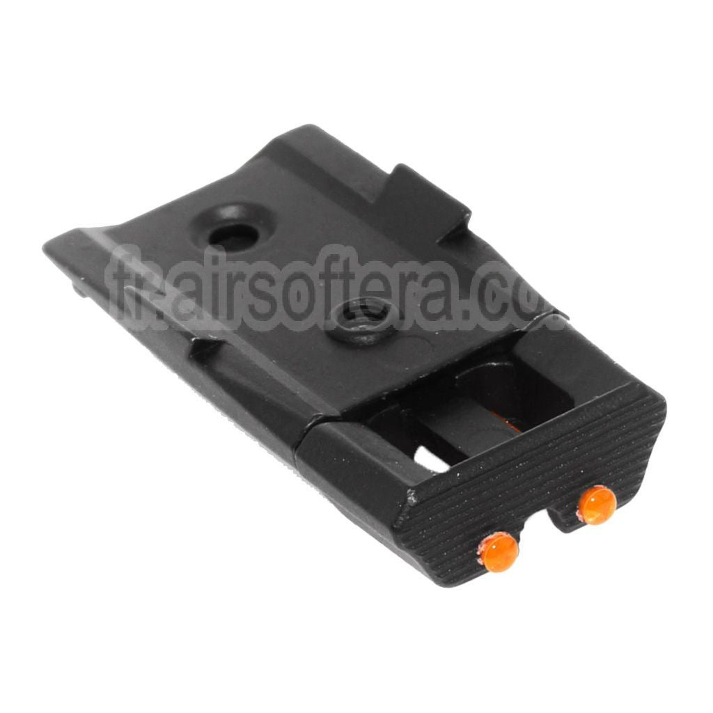 Armorer Works AW HX Fibre Optique Réglable Hausse Convient pour AW WE Tokyo Marui Hi-Capa Série GBB Pistolet Airsoft