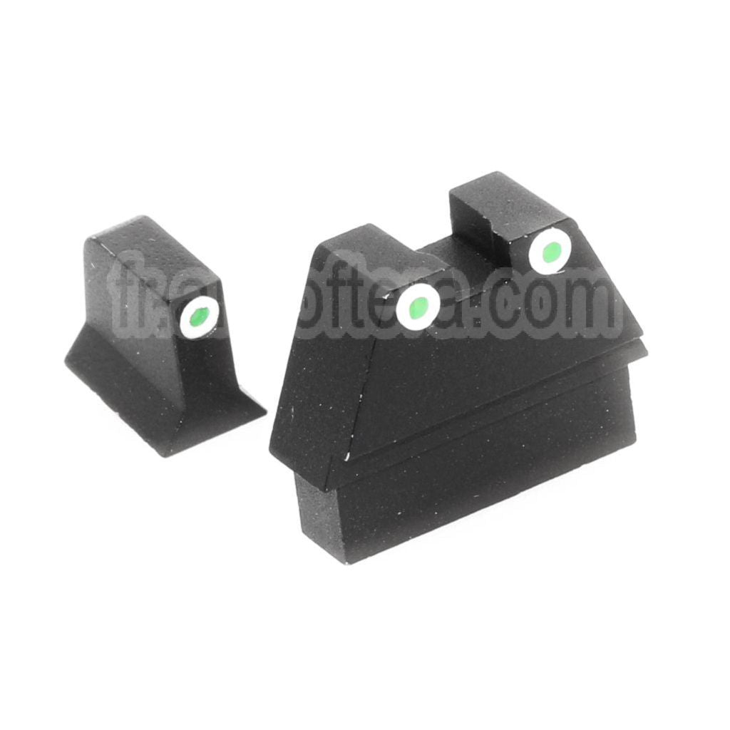Vis de hauteur de silencieux Armorer Works AW HX compatible avec EMG SAI BLU, ISSC M22, Lonewolf, ZEV, G&amp;P Custom, P80, WE, AW, Tokyo Marui G17 G18C Série GBB Pistolet Airsoft Noir