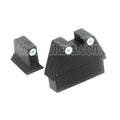 Vis de hauteur de silencieux Armorer Works AW HX compatible avec EMG SAI BLU, ISSC M22, Lonewolf, ZEV, G&amp;P Custom, P80, WE, AW, Tokyo Marui G17 G18C Série GBB Pistolet Airsoft Noir
