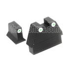 Vis de hauteur de silencieux Armorer Works AW HX compatible avec EMG SAI BLU, ISSC M22, Lonewolf, ZEV, G&amp;P Custom, P80, WE, AW, Tokyo Marui G17 G18C Série GBB Pistolet Airsoft Noir