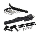 Armorer Works AW Pre-drilled HX Milieu Châssis avec Optique Montage et Rapide Chargement Poignée Convient pour AW WE Tokyo Marui Hi-Capa Série GBB Pistolet Airsoft Noir/Argent