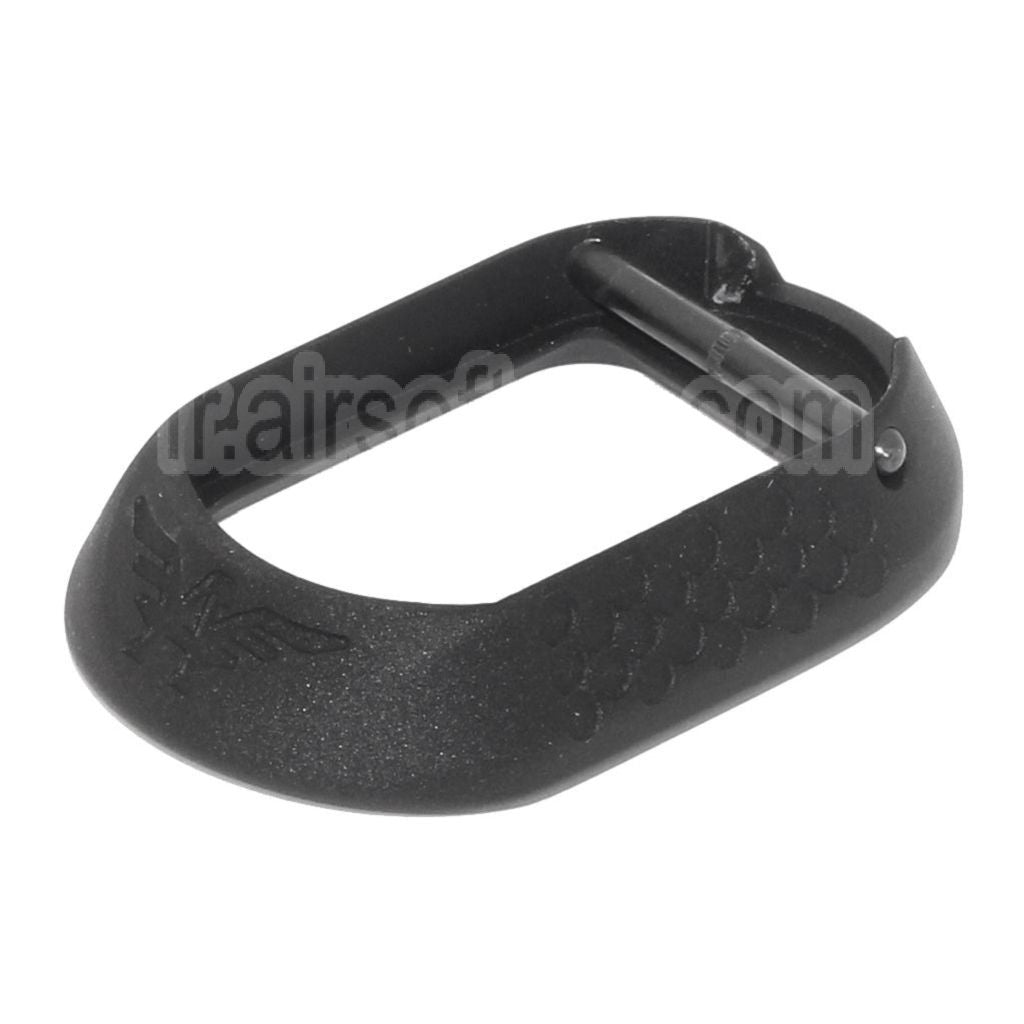 Puits de chargeur évasé et évasé gravé Armorer Works AW HX, compatible avec le pistolet airsoft AW WE Hi-Capa GBB.