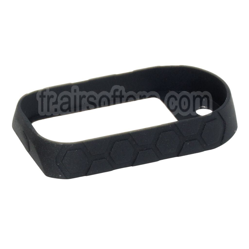 Puits de chargeur gravé à découpe hexagonale Armorer Works AW Competition Style, compatible avec les pistolets airsoft GBB AW WE G17, G18C, G34 et G35.