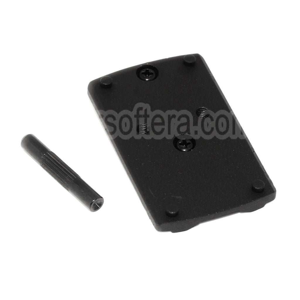 Armorer Works AW Custom HX Micro Point Viseur Montage Convient pour AW / WE Gen 2 Hi-Capa Série GBB Pistolet Airsoft Noir