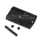 Armorer Works AW Custom HX Micro Point Viseur Montage Convient pour AW / WE Gen 2 Hi-Capa Série GBB Pistolet Airsoft Noir