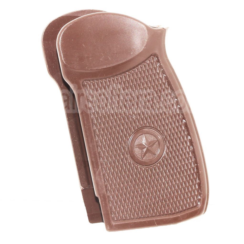WE (WE-TECH) Polymère Poignée Couvre Convient pour WE MAKAROV GBB Pistolet Airsoft Brun