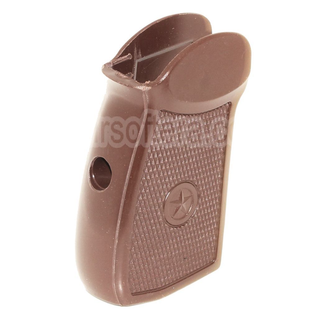 WE (WE-TECH) Polymère Poignée Couvre Convient pour WE MAKAROV GBB Pistolet Airsoft Brun