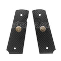 WE (WE-TECH) Wilson Combat Plastique Poignée Couvre Convient pour DOUBLE BELL ARMY AW WE KJ ​​Tokyo Marui M1911 MEU Série 70 M45A1 WARRIOR GBB Pistolet Airsoft Noir