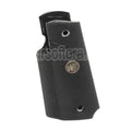 WE (WE-TECH) Métal Caoutchouc Poignée Couvre Convient pour DOUBLE BELL ARMY AW WE KJ ​​Tokyo Marui M1911 MEU Série 70 M45A1 WARRIOR GBB Pistolet Airsoft Noir
